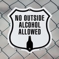 thumbnail image 5 of Mom's Relaxation Station (2 Pack) 18 inch X 18 inch Shield Shaped Commercial Grade Plastic Signs Weather Resistant Made in the USA, 5 of 6