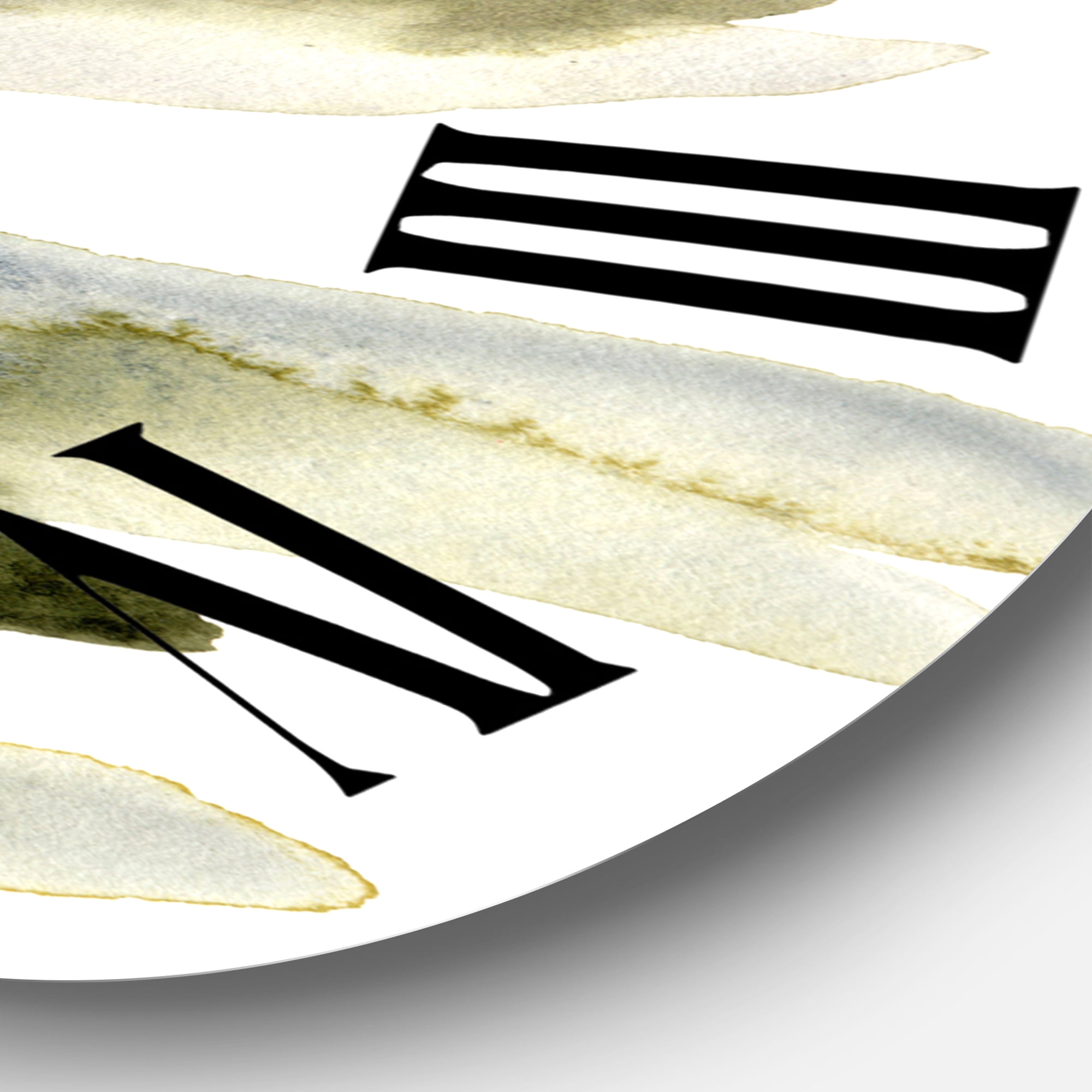 Designart 1 in Modern,Contemporary Wall Clock