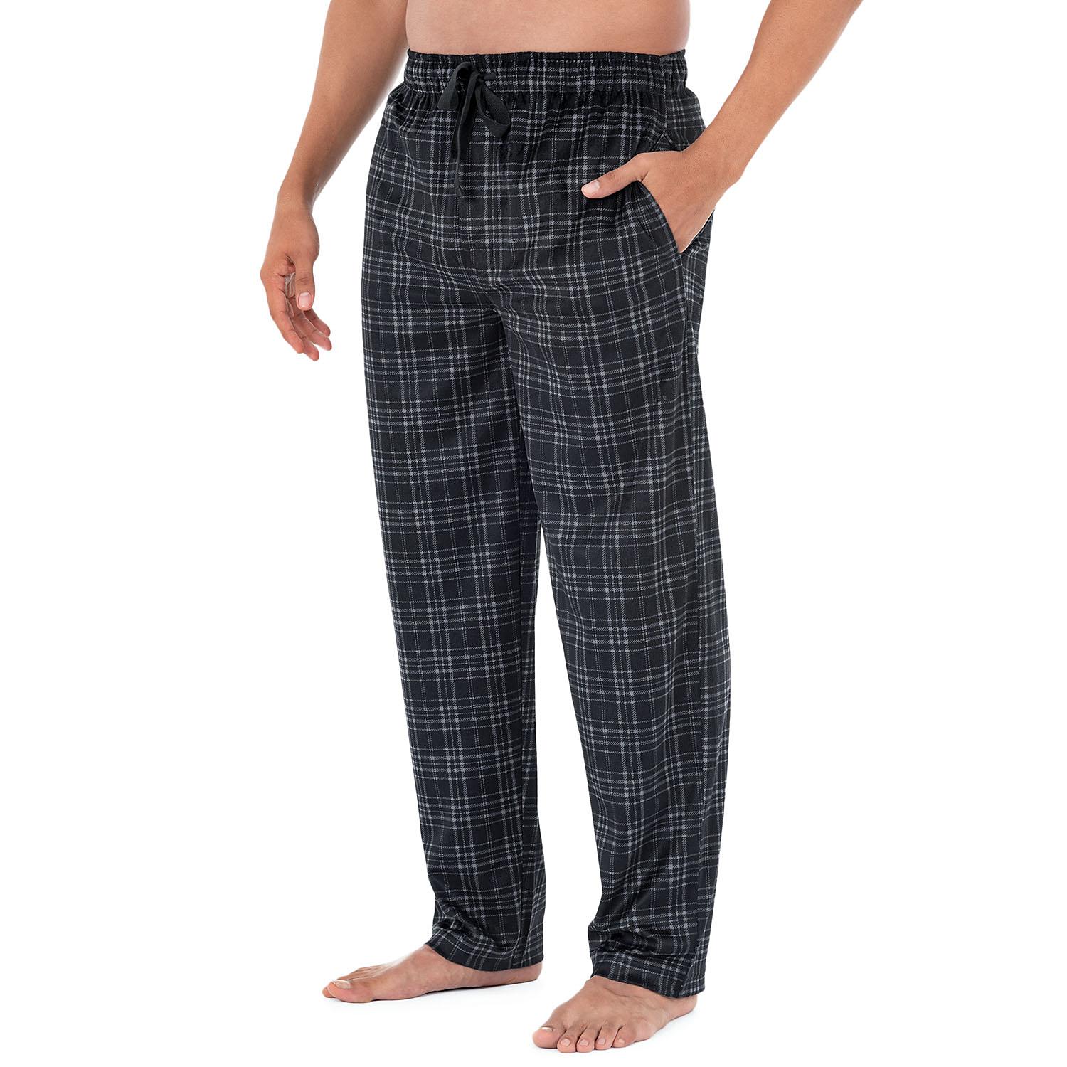 Izod Men's Micro Fleece Pajama Pant in Black, Size Medium - image 2 of 3