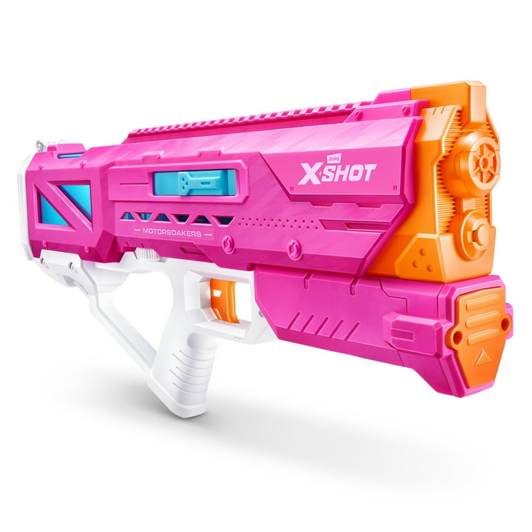 XSHOT, Water Hydra Pulse Motor Soaker, Pink, 650ml Fast Fill