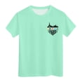 thumbnail image 1 of WEIYLL T-Shirts Graphiques pour Filles Manches Courtes Été Col Rond Ville Hauts Doux Imprimés pour Enfants de 8-9 Ans, 1 of 6