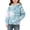 A Blue, variant on ITSAME Girls Hooded Sweatshirts Tie-Dye Print Loose Fit Long Sleeve Pullover Fall Winter Casual Comfy Hoodies Multicolor Size 9