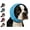 Blue, variant on Dog Noise Cancelling Ear Wrap, Adjustable Ear Protection Muffs with Soft Comfort Design for Fireworks Thunder Grooming Bathing