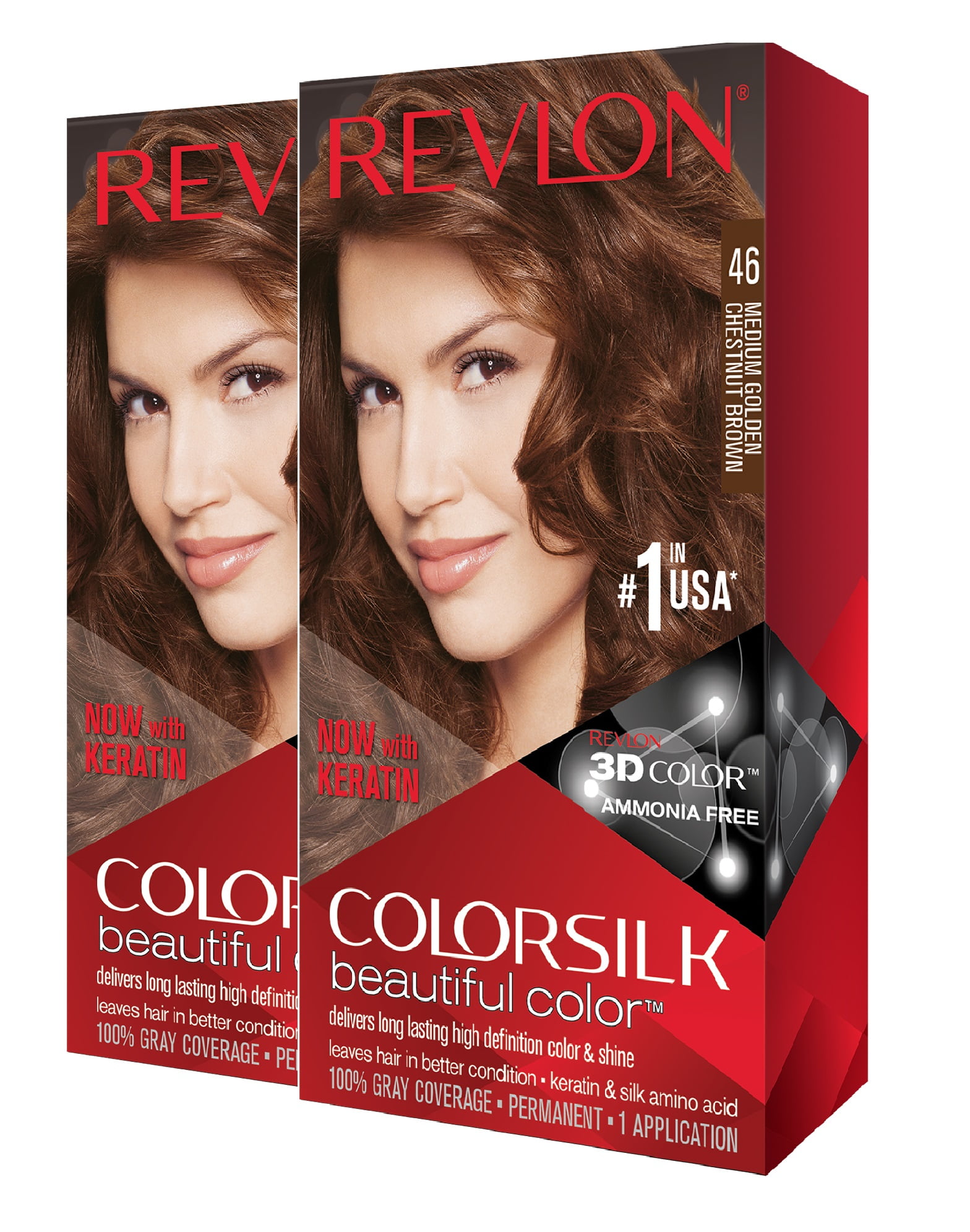 Revlon ColorSilk Beautiful Color Hair Color Medium Golden Chestnut