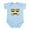 Sky Blue, variant on CafePress - Rainbow Funny Face Infant Bodysuit - Baby Light Bodysuit, Size Newborn - 24 Months