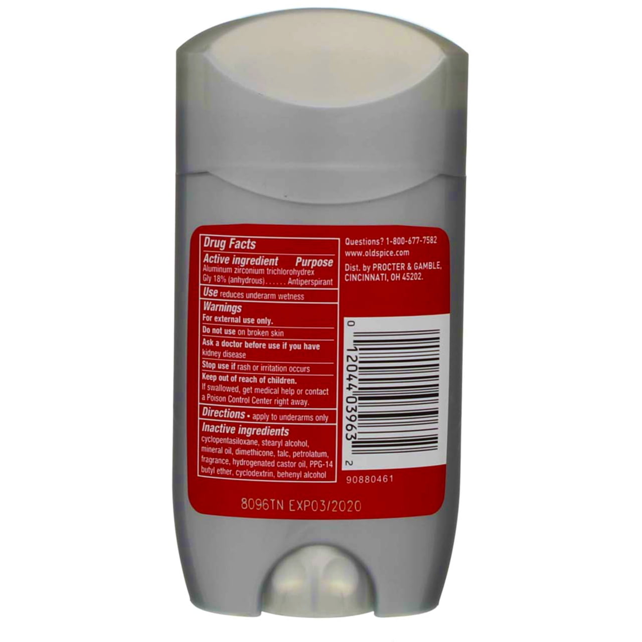 Old Spice Men's Bearglove Anti-Perspirant & Deodorant 2.6 oz (Pack of 3)