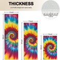 thumbnail image 4 of Colorful Rainbow Tie Dye Spiral Pattern Kitchen Rugs Sets Of 3,Kitchen Runner Rugs Non Skid Washable,Decorative Kitchen Floor Mats for Kitchen,Sink,Laundry,17"x30"+ 17"x47" + 17"x59", 4 of 6