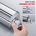 thumbnail image 4 of Pasta Maker Spaghetti Cutter Attachments, Pasta Sheet Accessories, for KitchenAid Stand Mixers (1,Spaghetti Cutter), 4 of 7
