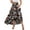 Black Floral, variant on a.Jesdani Womens Maxi Skirts Casual Elastic High Waist Swing Tiered Beach Maxi Skirt s-xxl