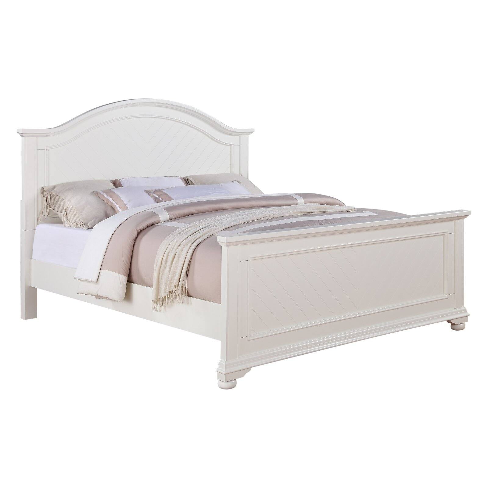 Picket House Furnishings Addison White Panel Bed