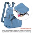 thumbnail image 3 of BadPiggies Casual Small Backpack Waterproof Nylon Purse Lightweight Travel Bag Daypack for Women, 3 of 6