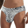 thumbnail image 3 of JOCKMAIL 2PCS/Pack Men's Underwear Leopard Print Briefs Sexy Comfort Soft Stretch Classic Fit Serpentine Briefs, 3 of 6