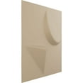 thumbnail image 2 of Ekena Millwork 11 7/8"W x 11 7/8"H Apollo EnduraWall Decorative 3D Wall Panel, UltraCover Satin Smokey Beige (Covers 0.98 Sq. Ft.), 2 of 5