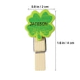 thumbnail image 2 of FOLOYORI Photo Clips Multi 50Pcs 1.6x0.8x0.6In Birch Clover, 2 of 6