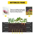 thumbnail image 4 of VEVORbrand Raised Metal Garden Bed 2 pcs, 24"x24"x12" Steel Garden Bed, Square Planter Box, Plant Raised Garden Bed Kit Outdoor Compost Garden Bed, 4 of 9