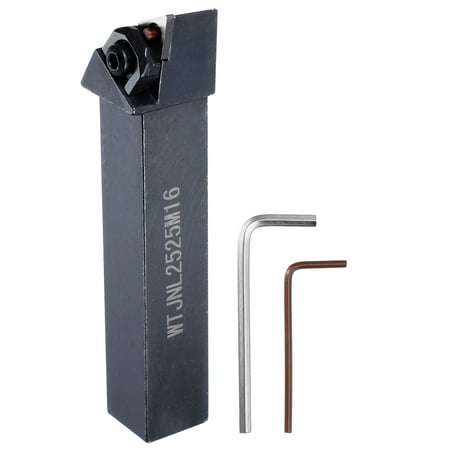 

Uxcell 15/16 CNC Lathe Indexable Carbide Turning Tool Holder WTJNL2525M16 75°