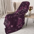thumbnail image 3 of Sikiie Snowflakes and Hearts Cozy Flannel Fleece Throw Blanket: Lightweight & Thick for All Seasons - Perfect for Women, Men, & Kids"60"x50", 3 of 6