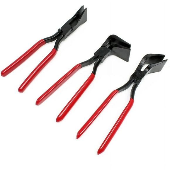 Laklulu Edging pliers 3x Bending pliers 0° 45° 90° Jaw width 55 mm for Roofer, Plumber