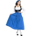 thumbnail image 2 of FEIFLY Farm Adult Dirndl Dress For Festival Women Performance Dresses, 2 of 3