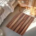 thumbnail image 5 of Brown Wood Board Door Mat Farmhouses Vintage Barn Theme Plank Texture Non Slip Absorbent Entrance Mat Washable Low Profile Indoor Doormat for Front Door Entryway Entry 18"x30", 5 of 9