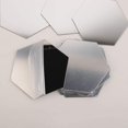 thumbnail image 2 of 12 Uds espejo acrílico pegatinas de pared autoadhesivo extraíble Hexagonal hoja de espejo decorativa para el hogar sala de estar dormitorio decoración Adepaton LKX-1091-3, 2 of 8