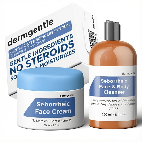 Kit limpiador y crema facial para el cuidado de la piel Dermgentle Sensitive Skin