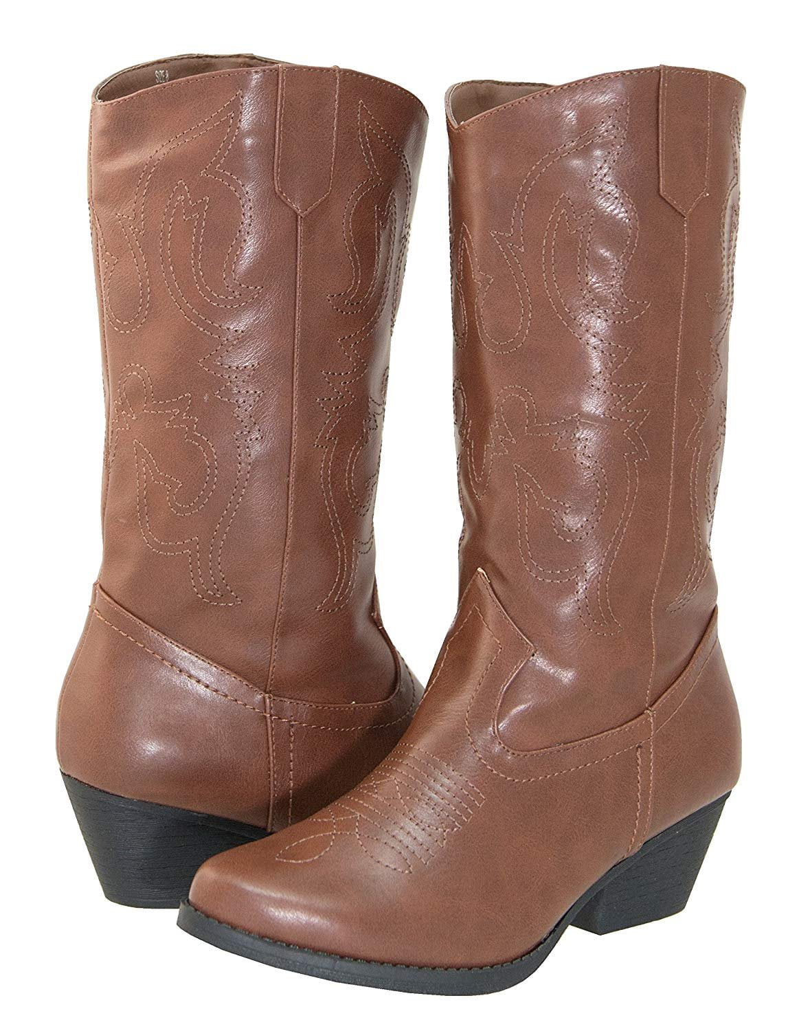 womens fake cowboy boots