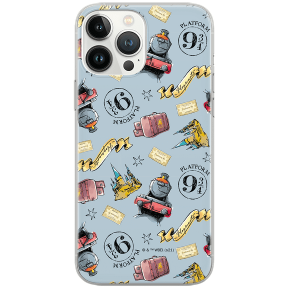 Mobile phone case for Apple IPHONE 15 PRO original and officially Licensed Harry Potter pattern Harry Potter 041 optimally adapted to the shape of the mobile phone, case made of TPU