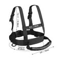 thumbnail image 4 of Youkk Nylon Kids Snowboarding Shoulder Strap Control Speed For Beginners Adjustable Size Both Shoulder - black, 4 of 6