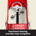 thumbnail image 3 of Kid Trax Toddler Classic Pedal Car, Kids 3-5 Years Old, Max Weight 60 lbs, Durable Steel, Fire Truck, 3 of 5