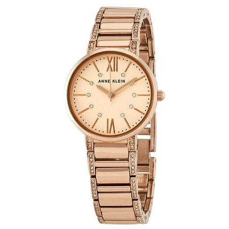 Anne Klein Rose Gold Dial Ladies Watch AK/3200RGRG