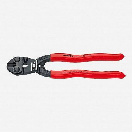 UPC: 0843221020385 | KNIPEX Tools – CoBolt Fencing Compact Bolt Cutter With Notched Blade (7131200R)