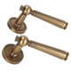 thumbnail image 1 of Manija de puerta ANGGREK de Bronce Operación silenciosa Acero Inoxidable Para dormitorio, 1 of 7