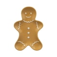 thumbnail image 2 of Holiday Time Gingerbread Man Appetizer Plates, 4-Pack, 2 of 8