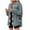 Blue, variant on ameIAEA Corduroy Jacket Women Plaid Button Down Shirt Shackets Long Sleeve Hooded Coat Fashion Outwear