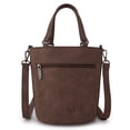 thumbnail image 6 of Montana West Bucket Crossbody Bag for Women Western Aztec Embroidered Purses, Coffee, 6 of 7