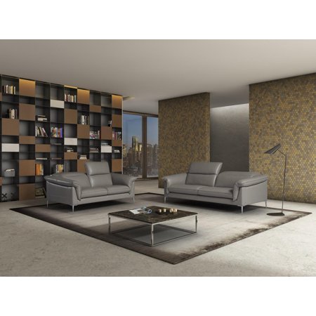 France Leather Sofa Loveseat Set by Orren Ellis