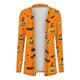 thumbnail image 4 of Cárdigan de manga larga para mujer, moda informal, blusa estampada de Halloween, abrigo para mujer, 4 of 7
