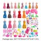 thumbnail image 4 of 125 piezas de diferentes accesorios para muñecas, el mejor regalo, muñecas, juguetes, ropa para niños, 4 of 8