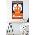 thumbnail image 5 of NHL Edmonton Oilers - Retro Logo 13 Wall Poster with Magnetic Frame, 22.375" x 34", 5 of 5