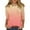 Yellow, variant on Yigetop Ladies Blouses 3/4 Length Sleeve Womens Tops Casual Loose Fit Crewneck T Shirts Cute Solid Three Quarter Length Tunic Tops Elbow Sleeve Tops Women Pink XL