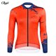 thumbnail image 3 of CHEJI-Maillot de ciclismo de manga larga para mujer, ropa deportiva de verano para ciclismo de carretera, camiseta de temperamento que combina con todo, nuevo, 3 of 5