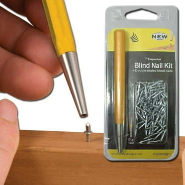 FastCap Blind Nail Kit Double-Ended 3/8" x 3/16", 100 Nails