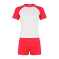 thumbnail image 3 of Yuhangmm Short Sets for Women, Women's Sleeveless Shorts Casual Summer Outfit With Headband Comfortable Two Piece Athletic Bottoms Red S, 3 of 3