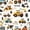 Yellow Blue, variant on Castle Fairy Cartoon Construction Truck Twin Quilt Set,Cute Excavator Vehicle Twin Coverlet Set for Bedroom,Bright Blue