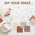 thumbnail image 5 of REGALWOVEN 64pcs Heart Shape Wall Stickers for Bedroom Living Room Decoration Girls Room Nursery Room Hearts 11.8" x 8.9", 5 of 6