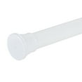 thumbnail image 6 of Utopia Alley Adjustable 40-Inch Shower Curtain Tension Rod - Rust-Proof Aluminum with PVC End Cap, No Drill Installation - Extendable, Retractable, Wall-to-Wall - Easy to Hang, White Finish, 6 of 7