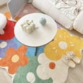 thumbnail image 3 of CHUNTIAN Bedroom Home Carpet Large Area Colorful Living Room Flower Thickened Decoration Rug Non-slip Coffee Table Mat, 3 of 5