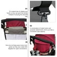 thumbnail image 5 of ELAYARD 360 Degree Rotating Black Polyester Stroller Hooks, Pram Accessories for Convenient Baby Gear Organization, 5 of 8