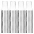 thumbnail image 5 of 100 Silver Plastic Cups 10 Oz Clear Plastic Cups Tumblers Silver Rimmed Cups Fancy Disposable Wedding Cups Elegant Party Cups with Silver Rim, 5 of 7